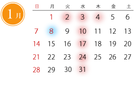 1月